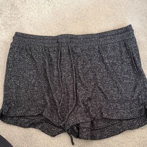 stars above Black Heather Athletic Shorts